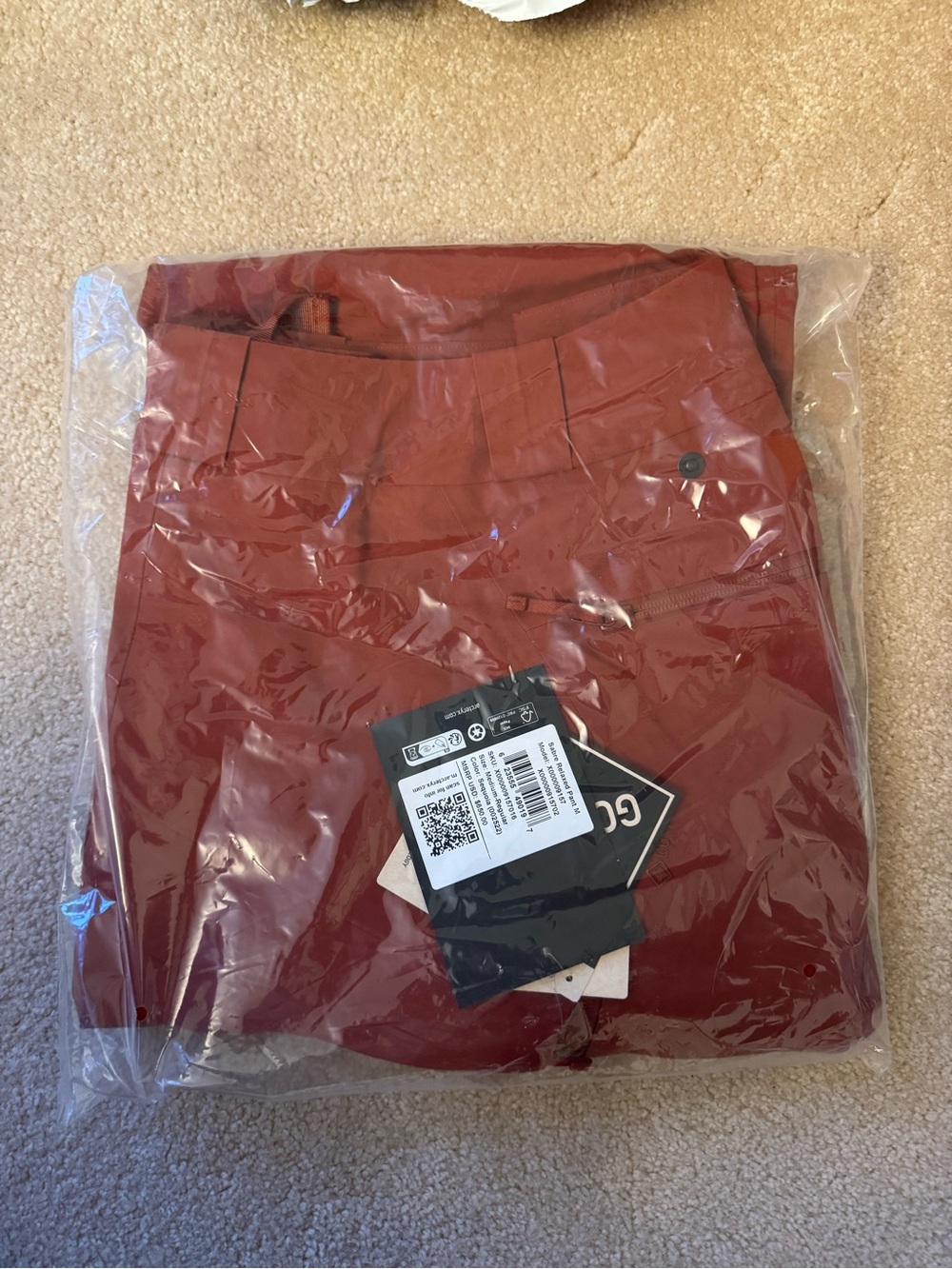 Arc’teryx Sabre Relaxed Pants Mens Medium GORE-TEX RECCO Sequoia NWT